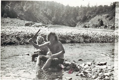 Pete & Max Crawford @ Russian River (1973)